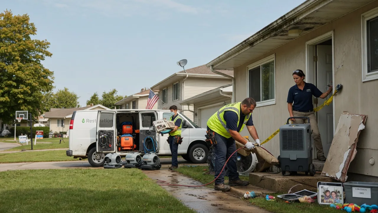 Water Damage Restoration in Odin, IL near me